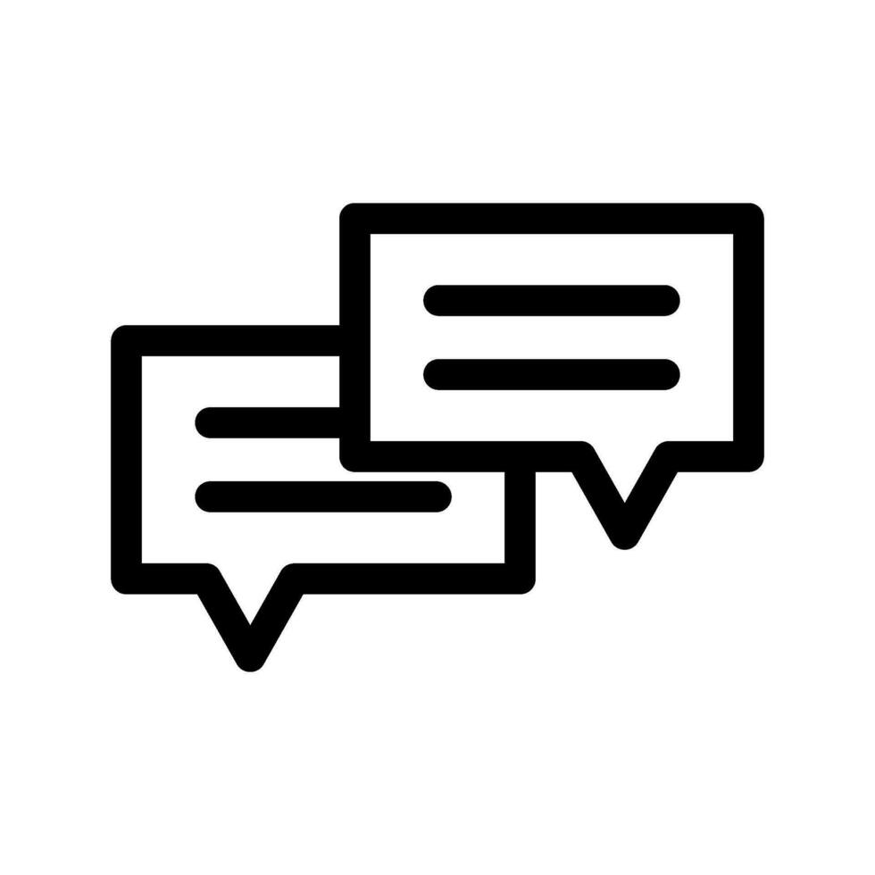 conversazione icona vettore simbolo design illustrazione