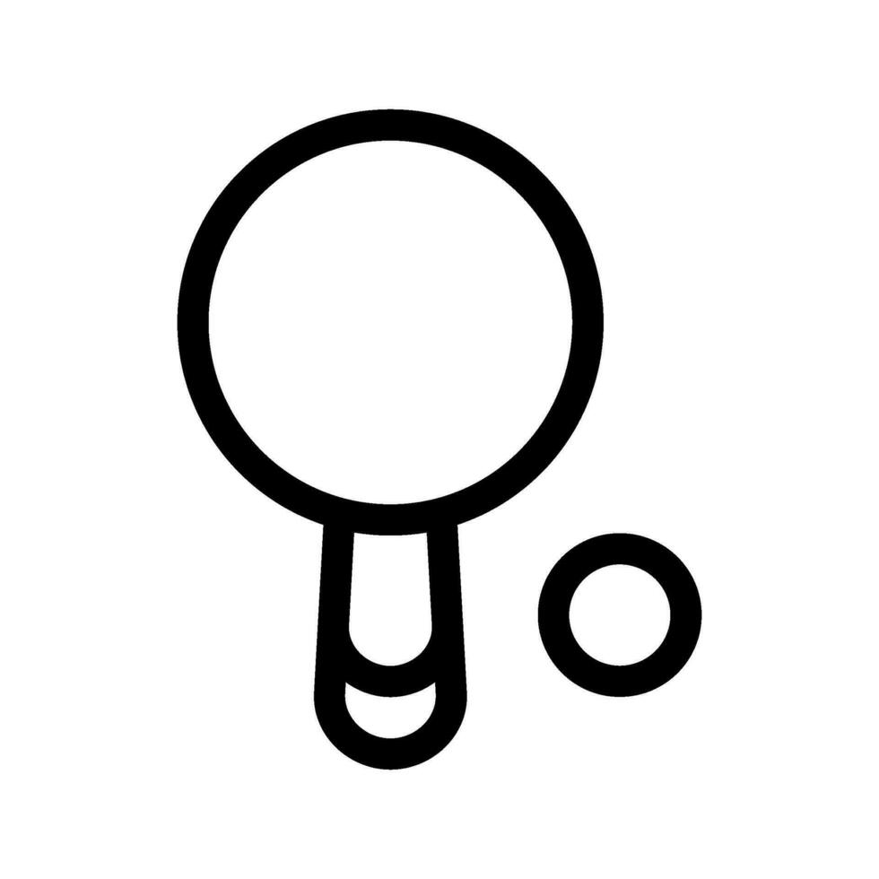 tavolo tennis icona vettore simbolo design illustrazione