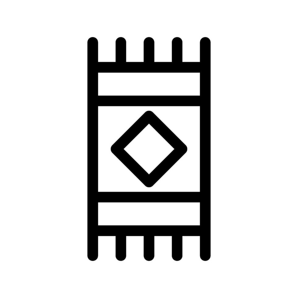tappeto icona vettore simbolo design illustrazione