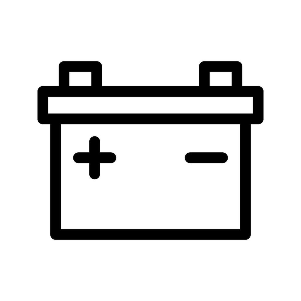 auto batteria icona vettore simbolo design illustrazione