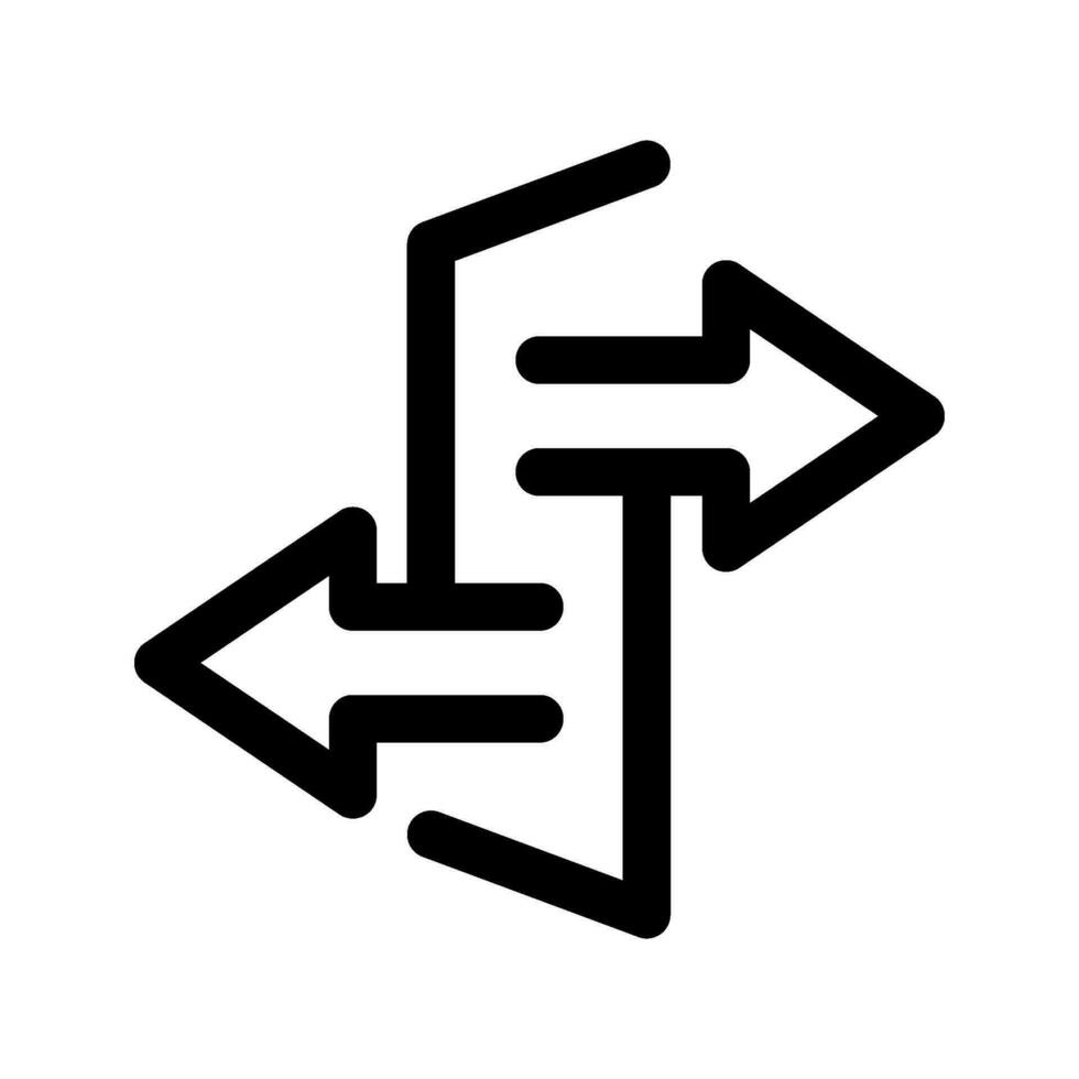 alternato icona vettore simbolo design illustrazione