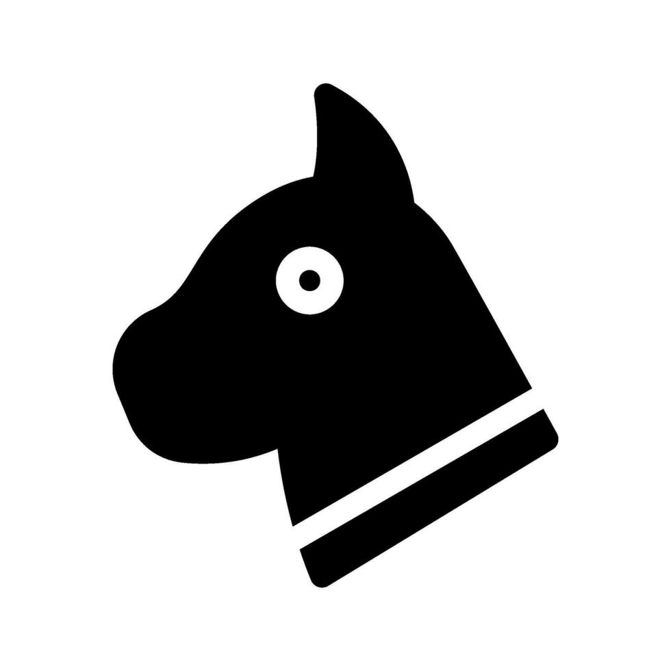 cane icona vettore simbolo design illustrazione