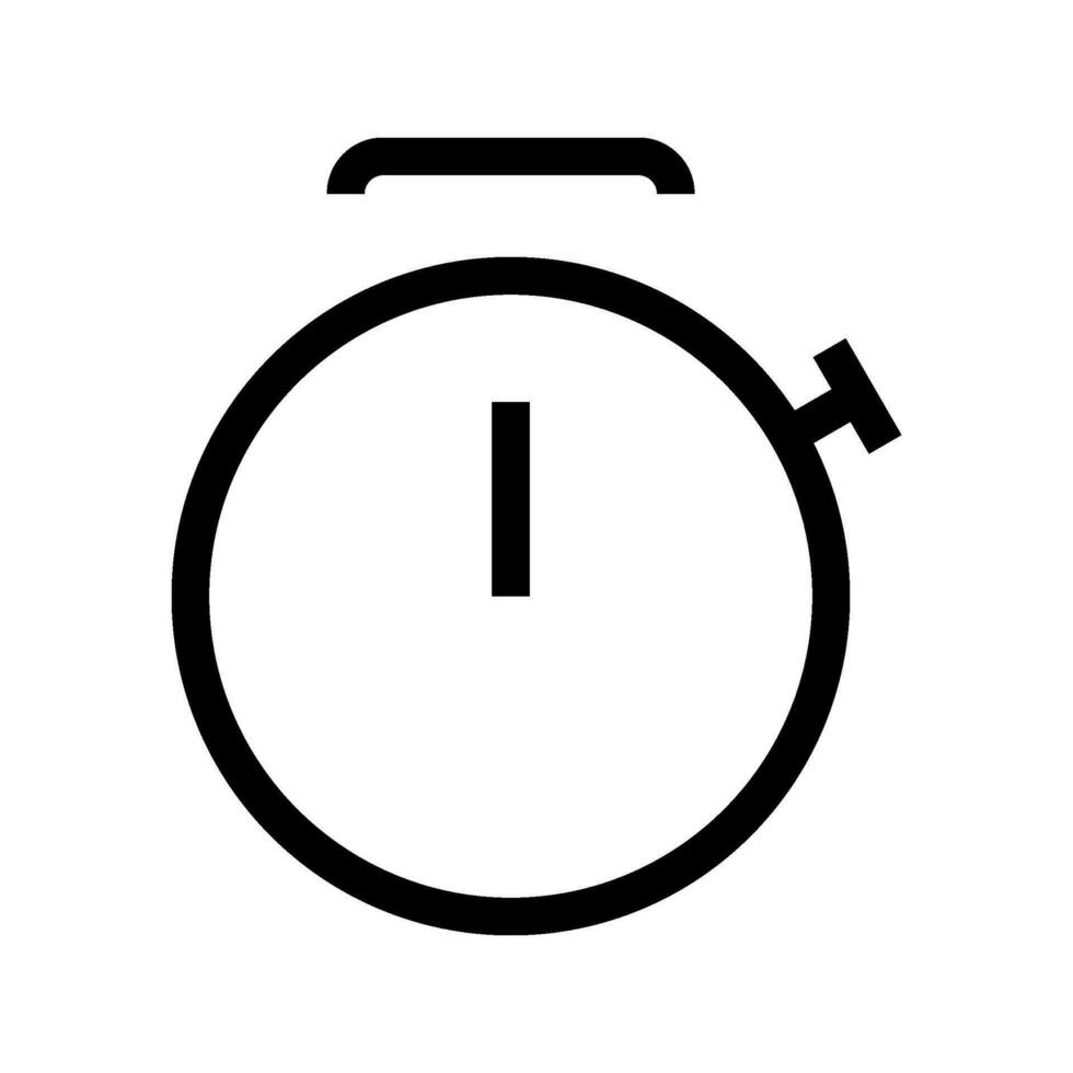 Timer icona vettore simbolo design illustrazione