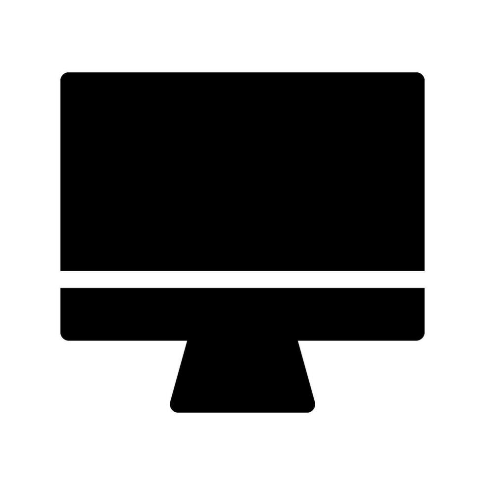 del desktop icona vettore simbolo design illustrazione