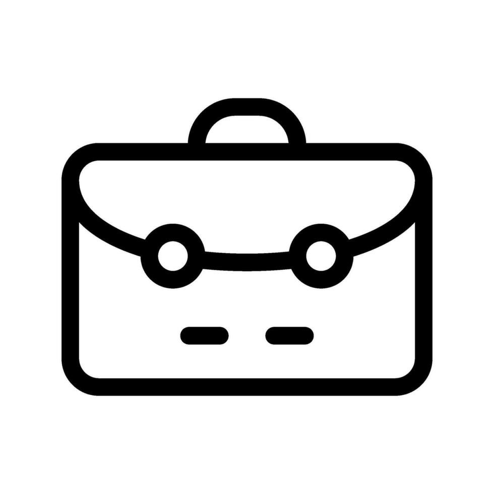 valigia icona vettore simbolo design illustrazione