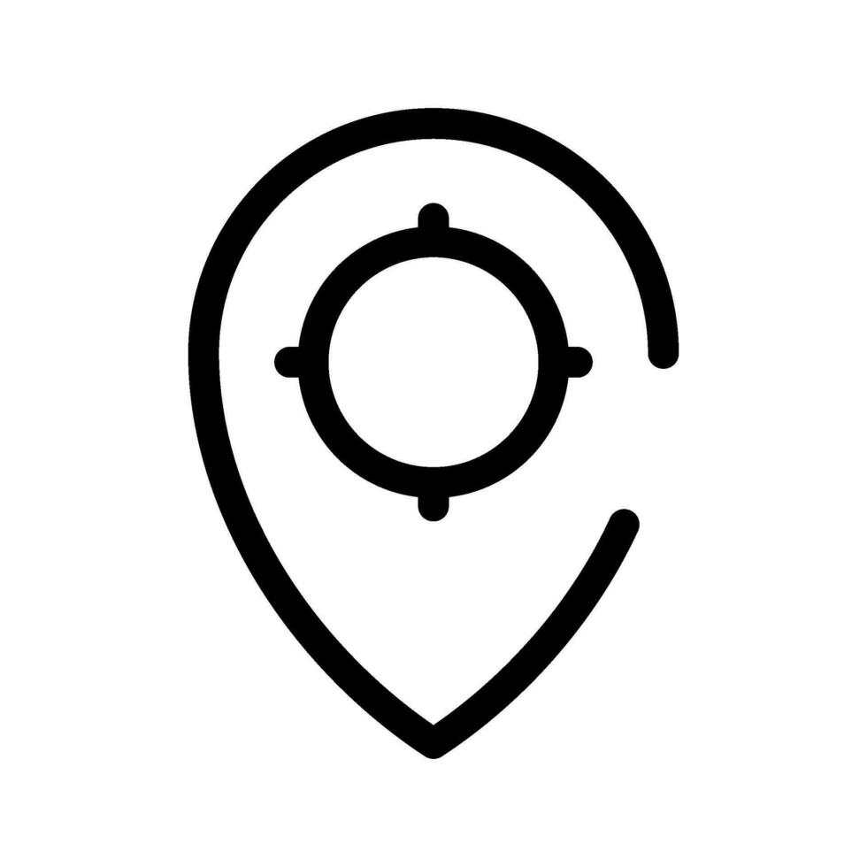 perno pointer icona vettore simbolo design illustrazione