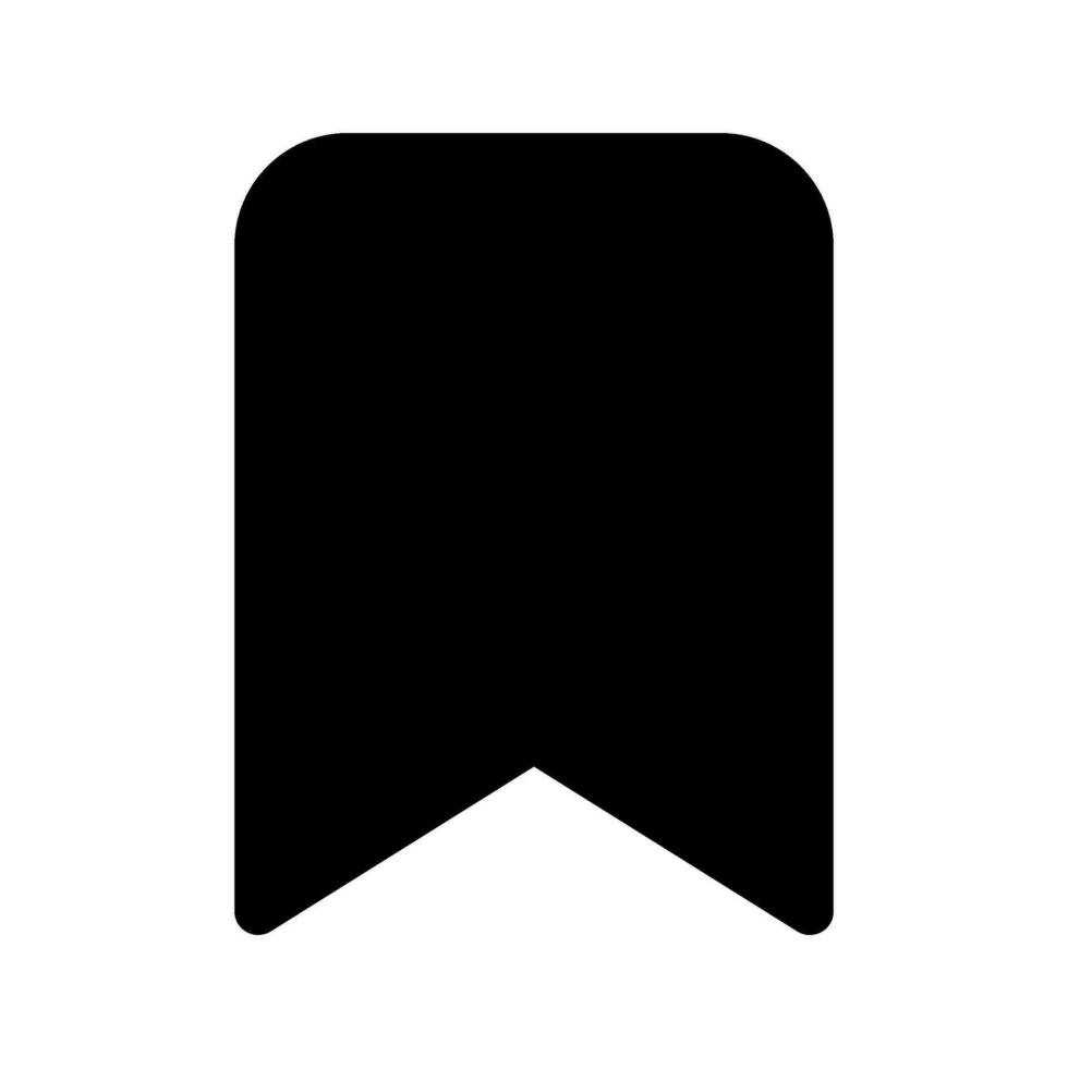 segnalibro icona vettore simbolo design illustrazione