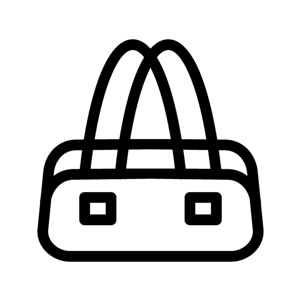 sport Borsa icona vettore simbolo design illustrazione