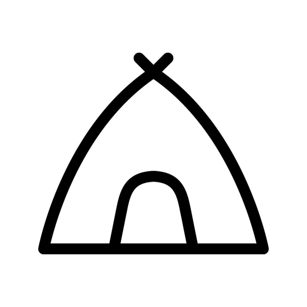 tenda icona vettore simbolo design illustrazione