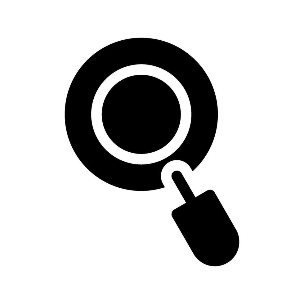 ricerca icona vettore simbolo design illustrazione