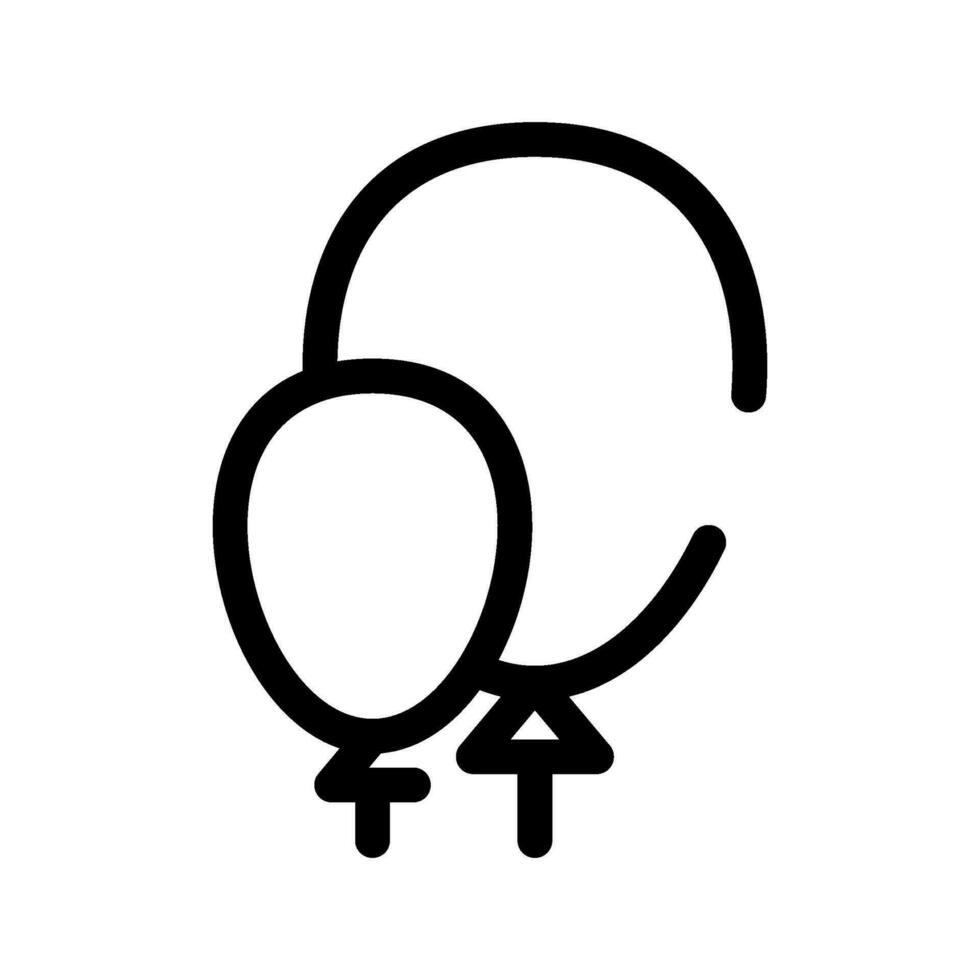 Palloncino icona vettore simbolo design illustrazione