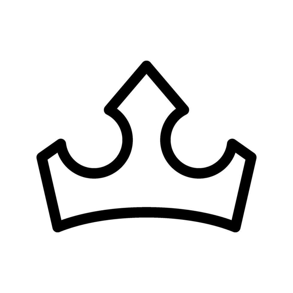 corona icona vettore simbolo design illustrazione