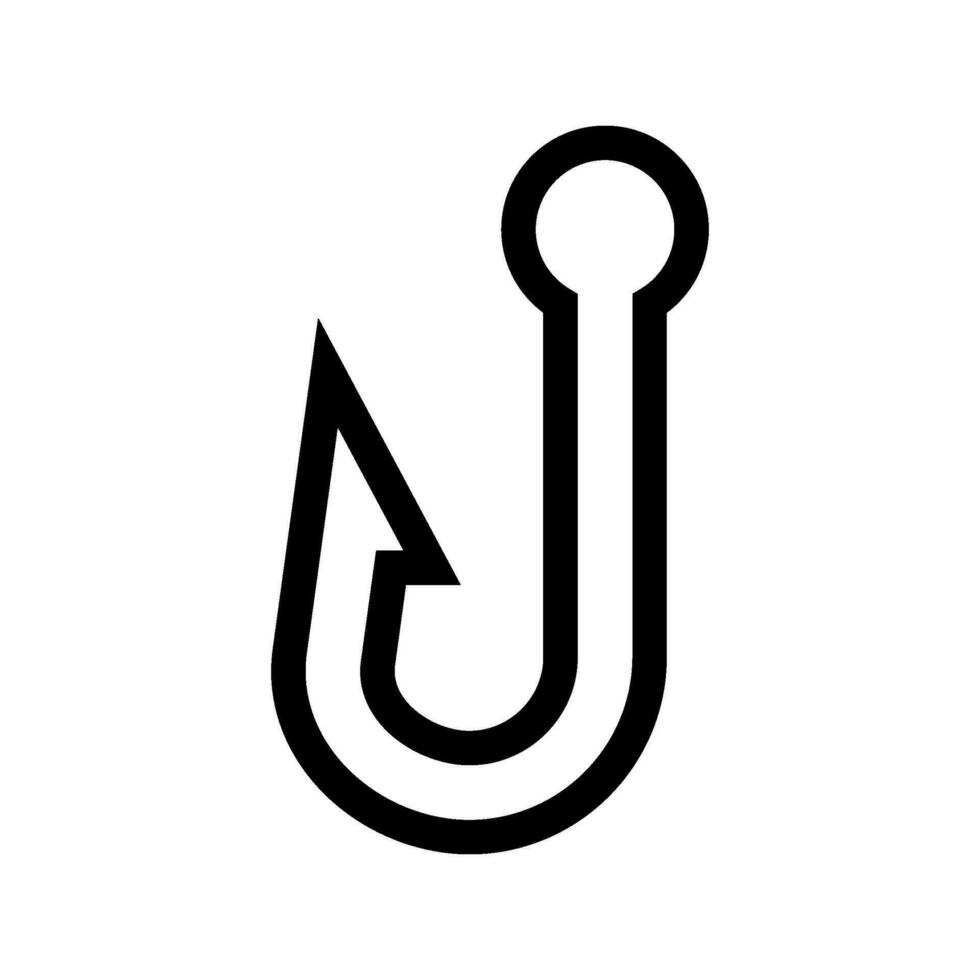 esca icona vettore simbolo design illustrazione