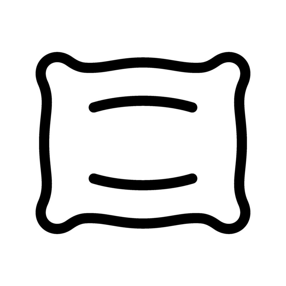 cuscino icona vettore simbolo design illustrazione