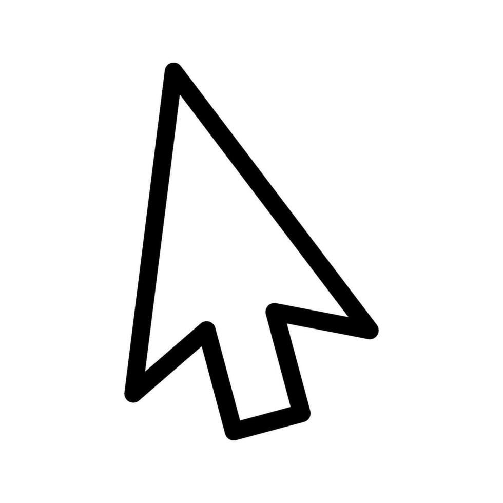 cursore icona vettore simbolo design illustrazione