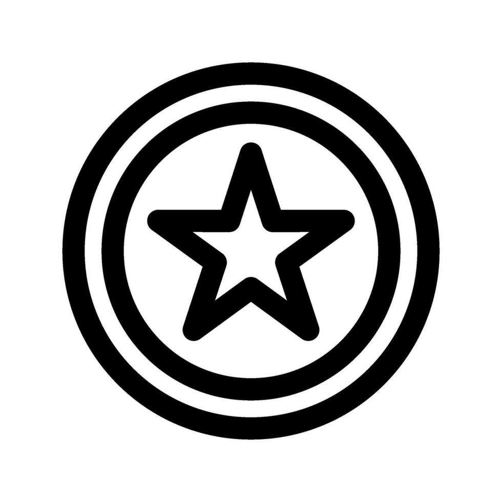 stella icona vettore simbolo design illustrazione