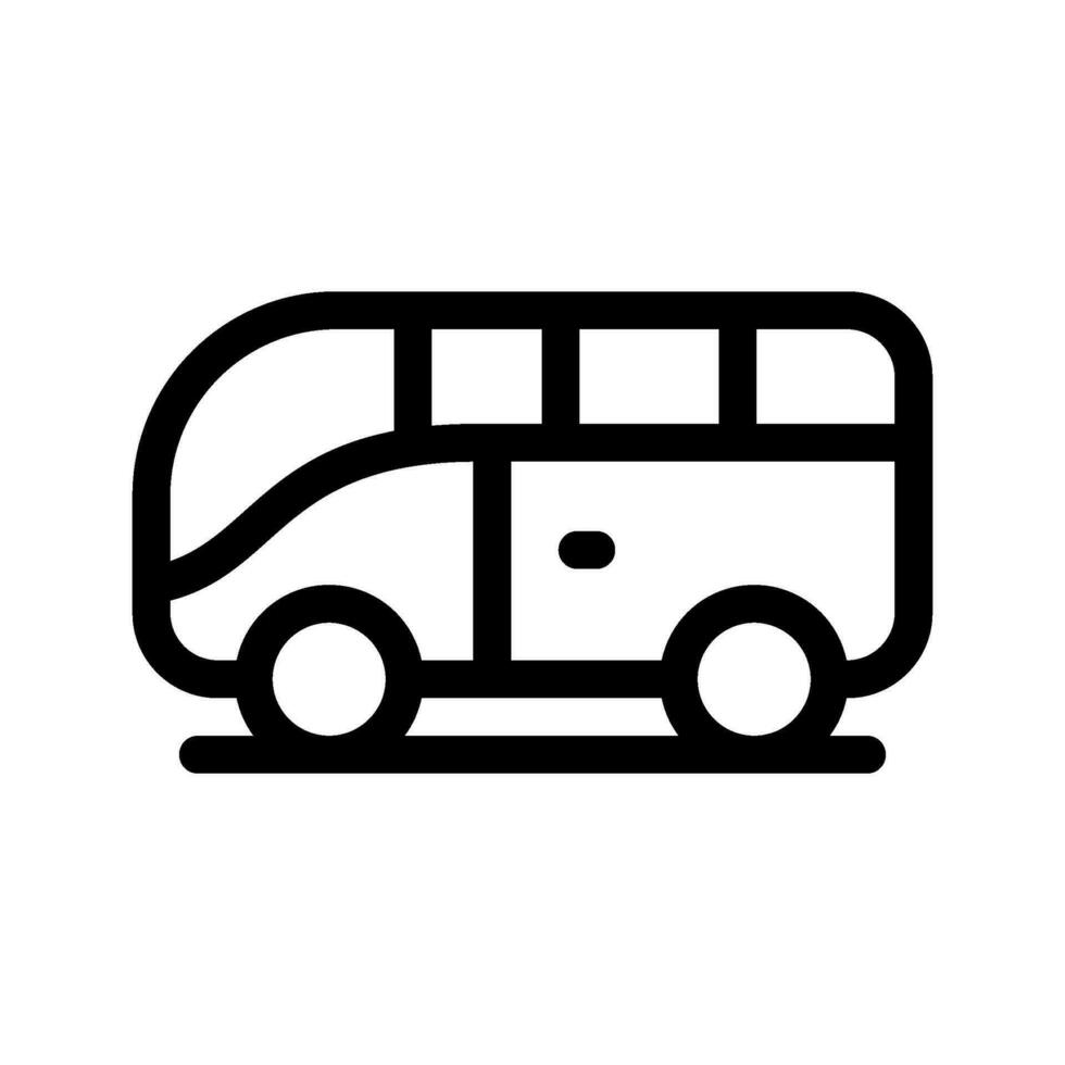 autobus icona vettore simbolo design illustrazione