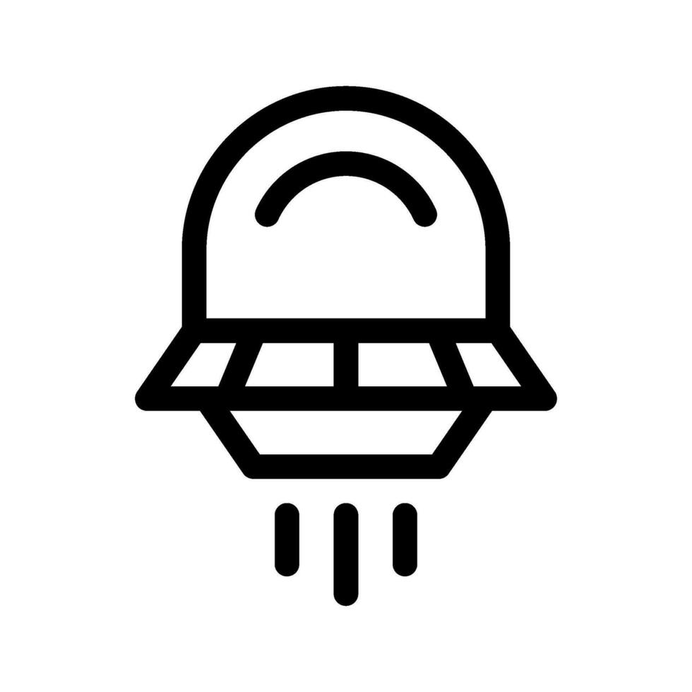 ufo icona vettore simbolo design illustrazione