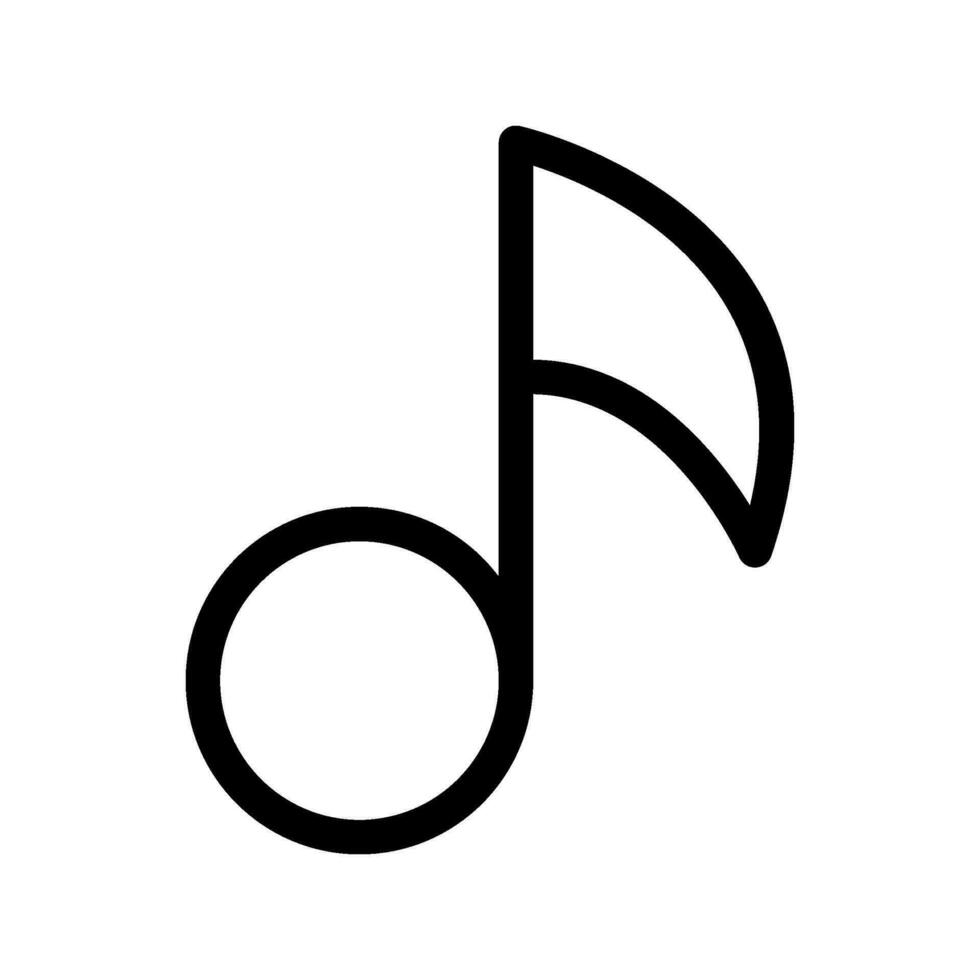 musica icona vettore simbolo design illustrazione