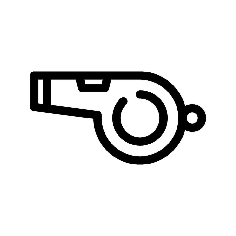 fischio arbitro icona vettore simbolo design illustrazione