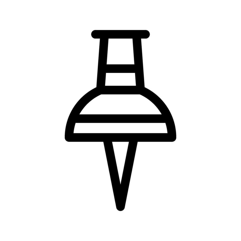perno icona vettore simbolo design illustrazione