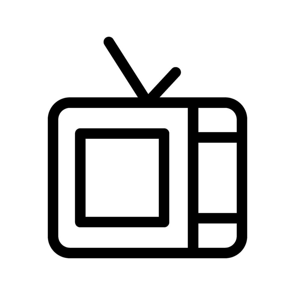 televisione icona vettore simbolo design illustrazione