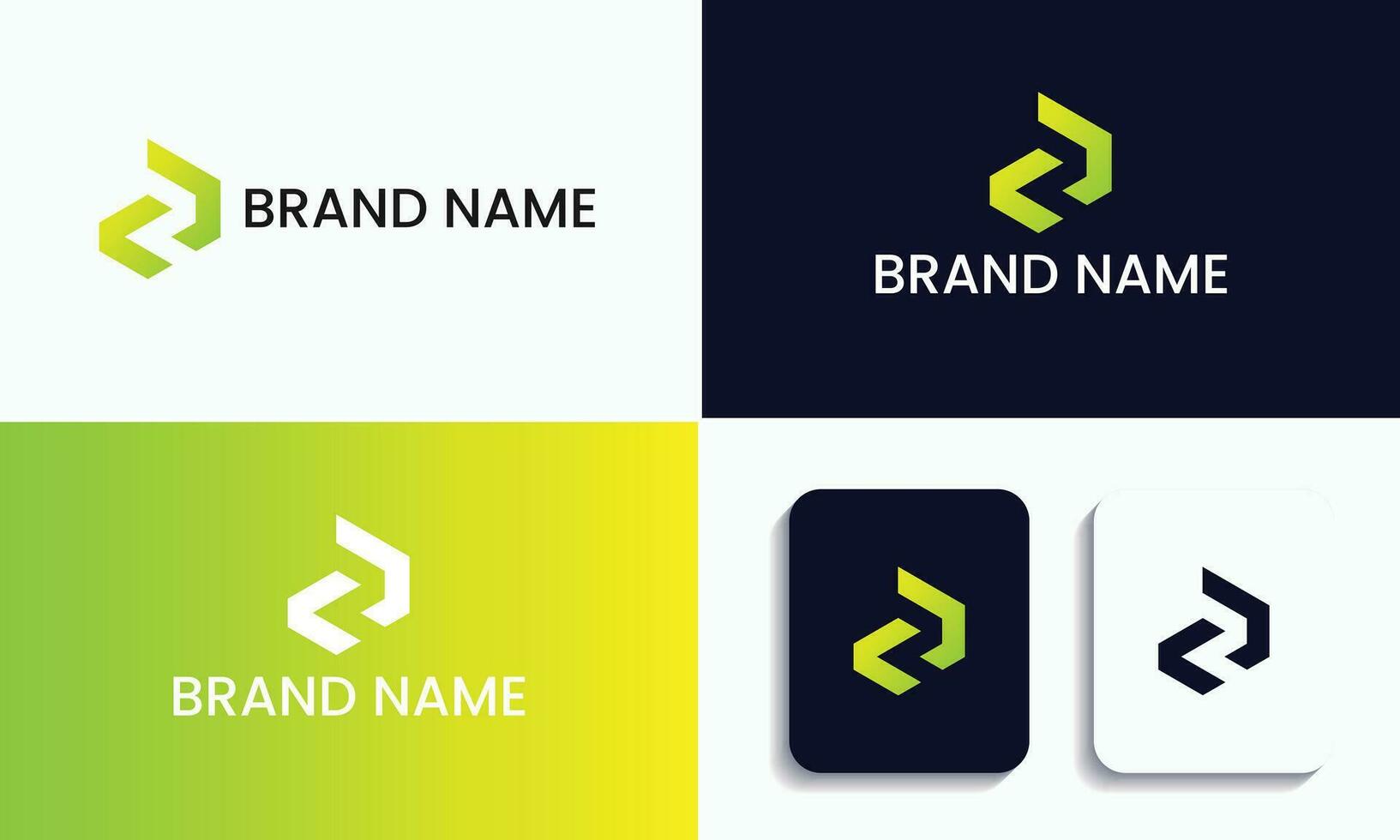 lettera logo design e z lettera moderno e creativo alfabeto vettore