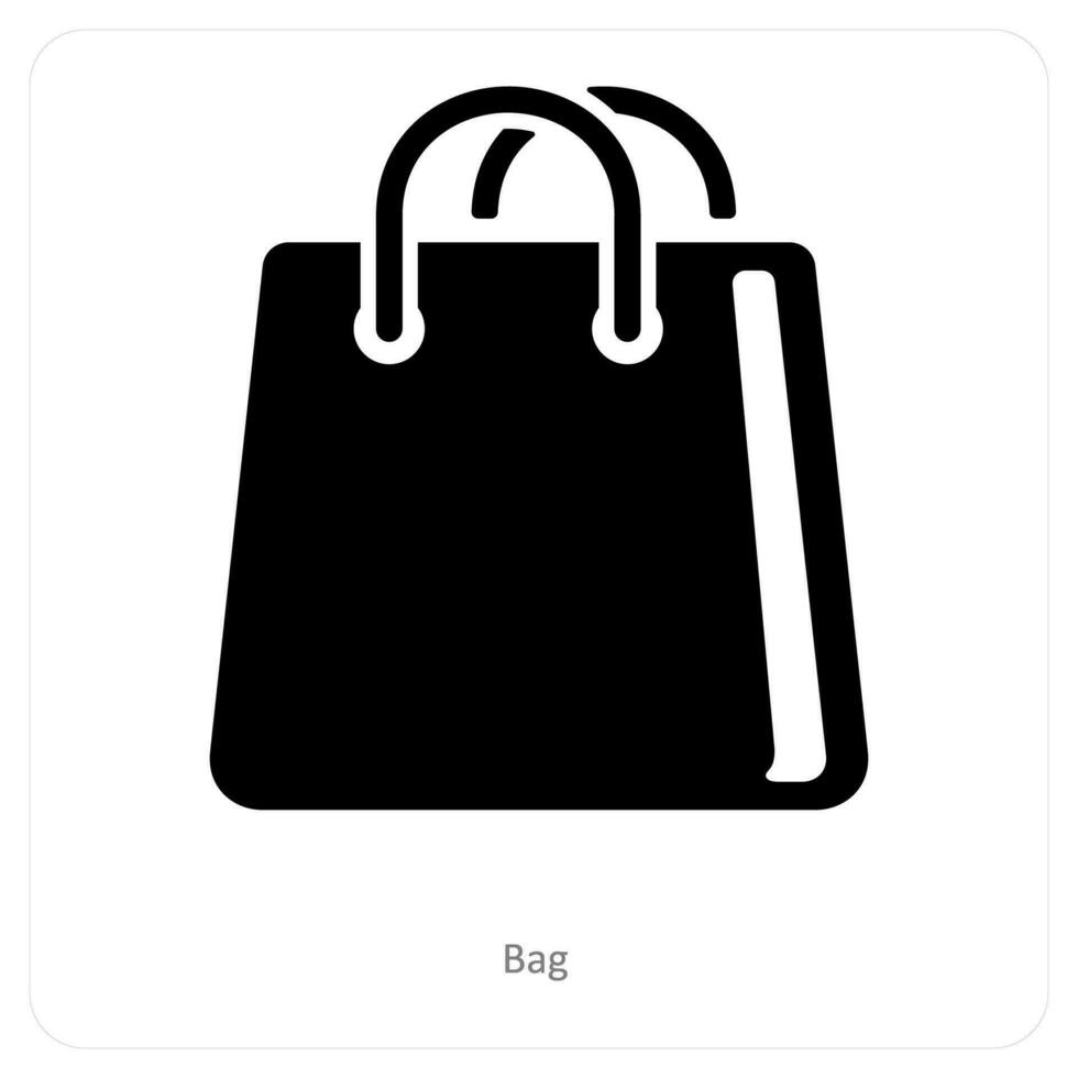 shopping Borsa e shopping icona concetto vettore