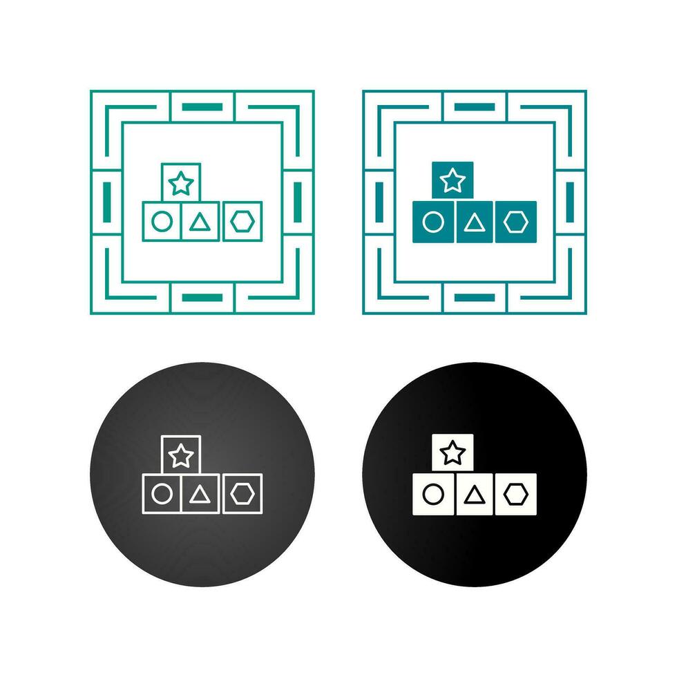 forma giocattolo vettore icona