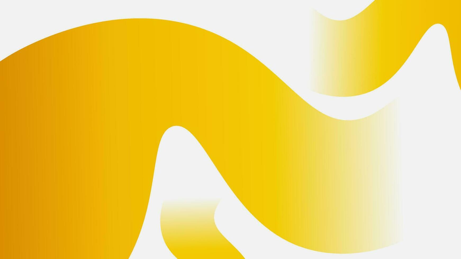 astratto giallo bianca sfondo con curvo modello. sfondo vettore illustrazione