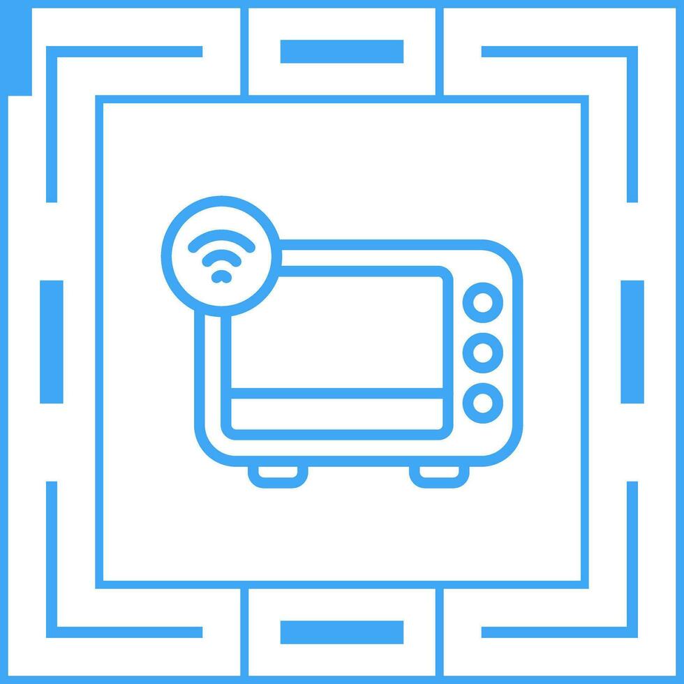 inteligente forno vettore icona