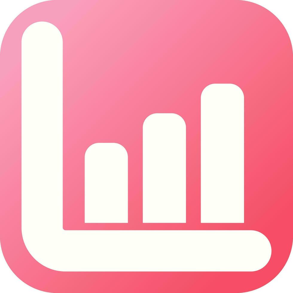 grafico istogramma vettore icona