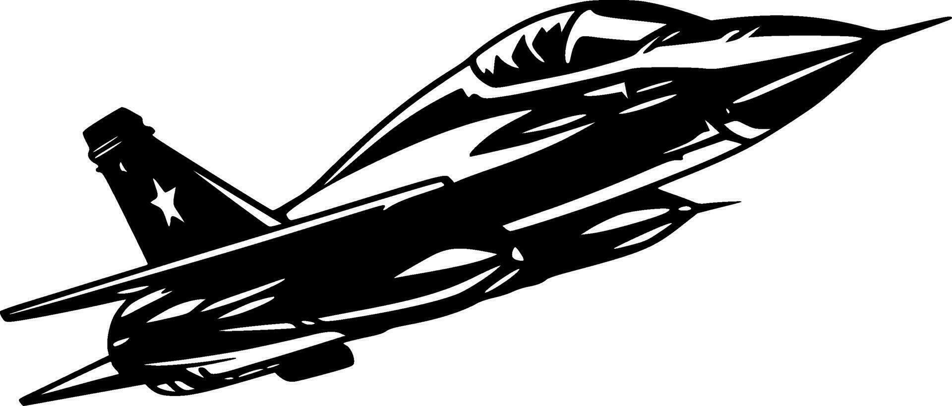 combattente Jet - alto qualità vettore logo - vettore illustrazione ideale per maglietta grafico