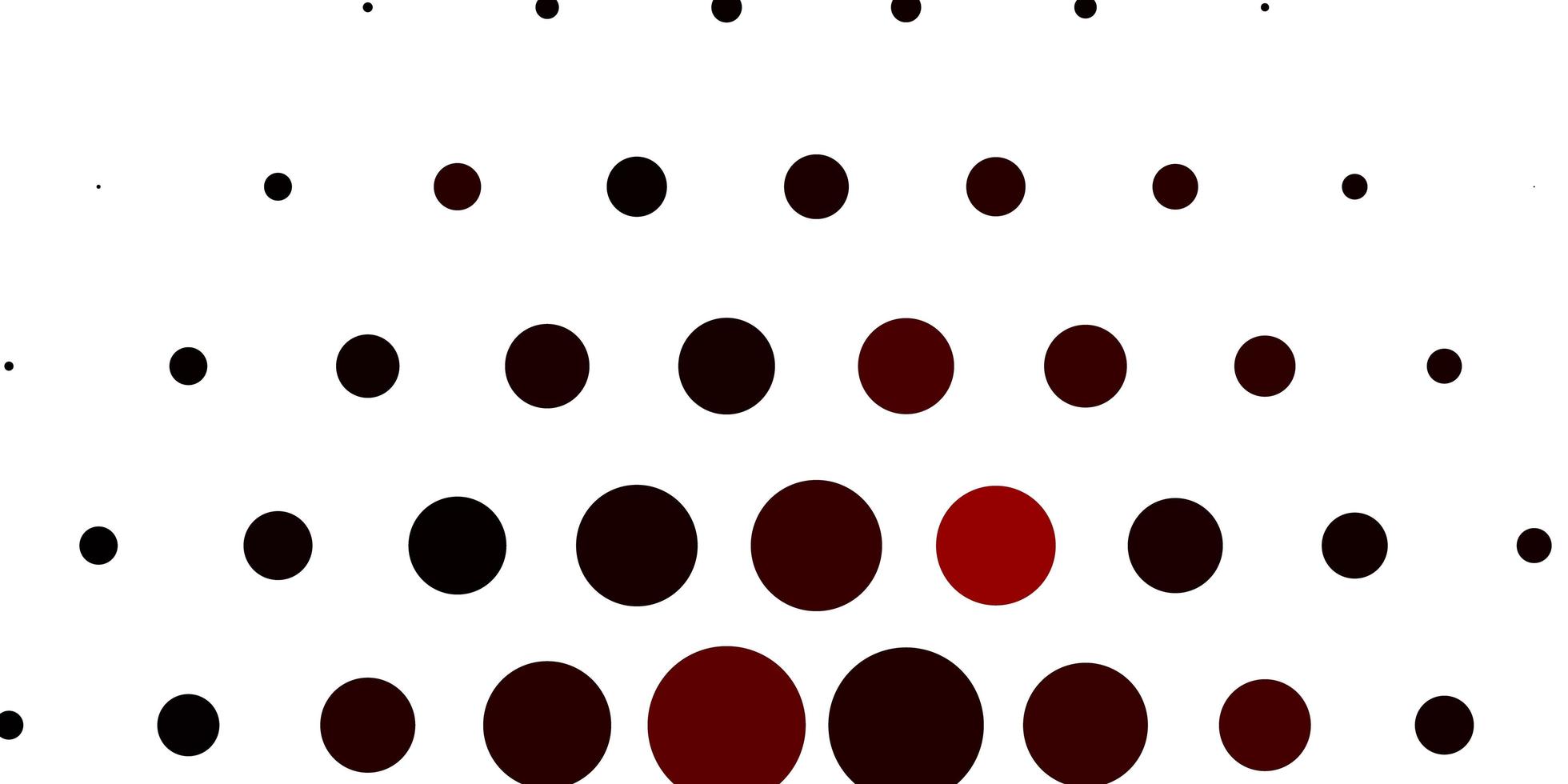 trama vettoriale rosso chiaro con dischi dischi colorati astratti su un semplice motivo di sfondo sfumato per opuscoli volantini