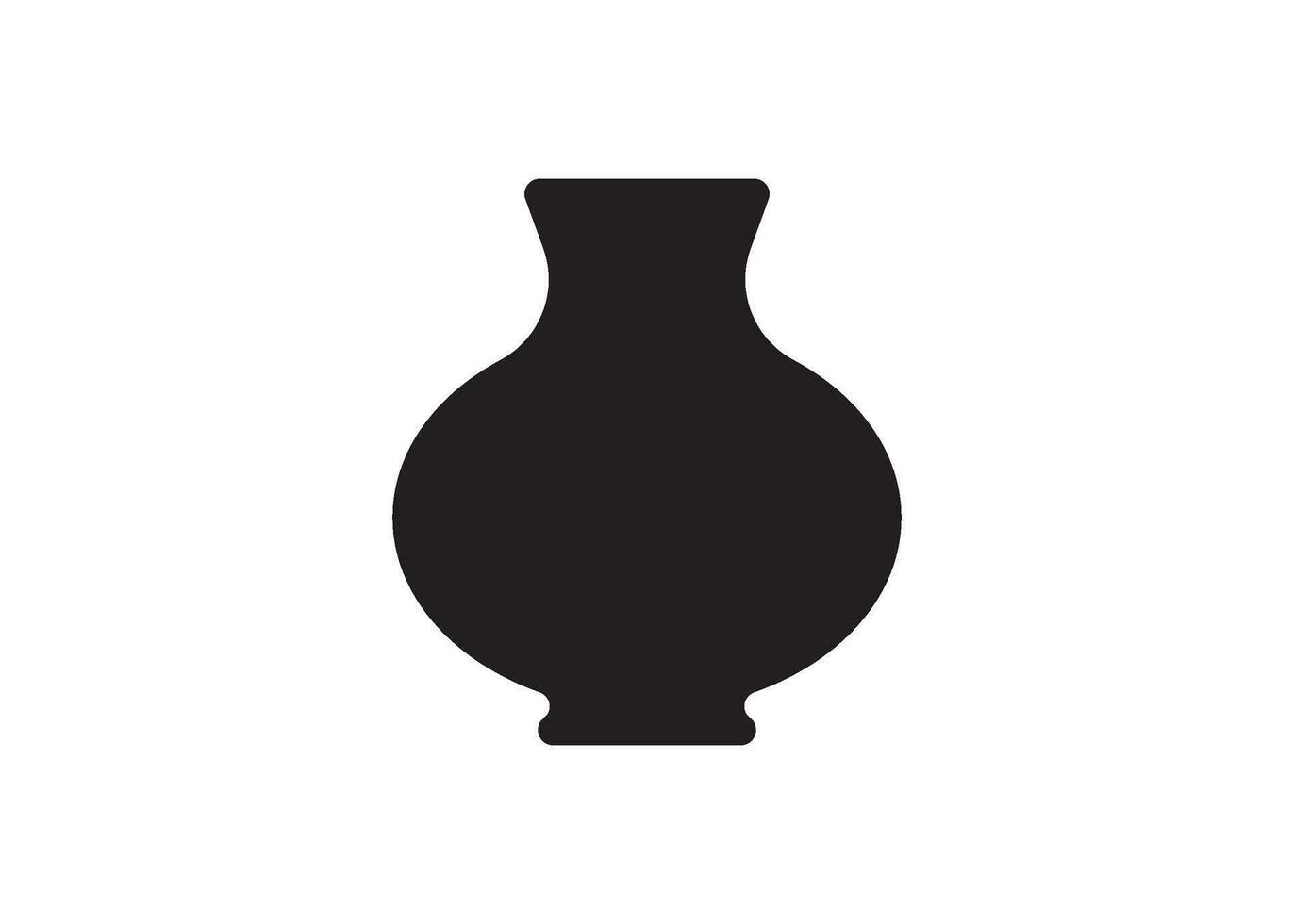vaso icona design vettore isolato