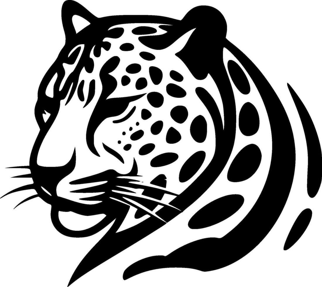 leopardo - minimalista e piatto logo - vettore illustrazione