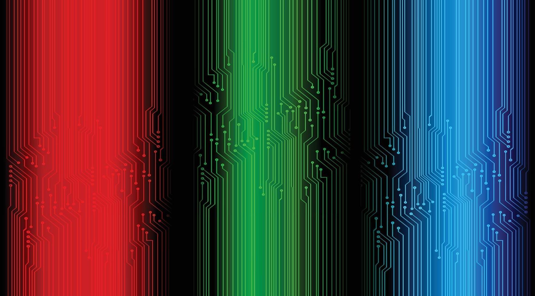 fondo di concetto di tecnologia futura del circuito cyber vettore