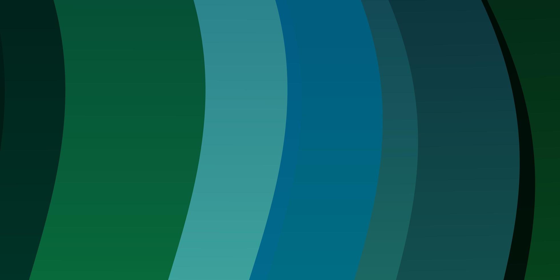 sfondo vettoriale azzurro verde con arco circolare illustrazione luminosa con motivo ad archi circolari sfumati per opuscoli aziendali opuscoli