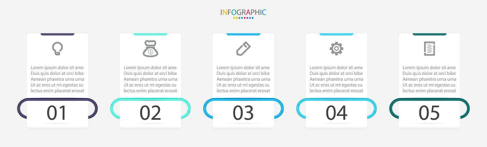 Infografica attività commerciale impostato 16.2 vettore