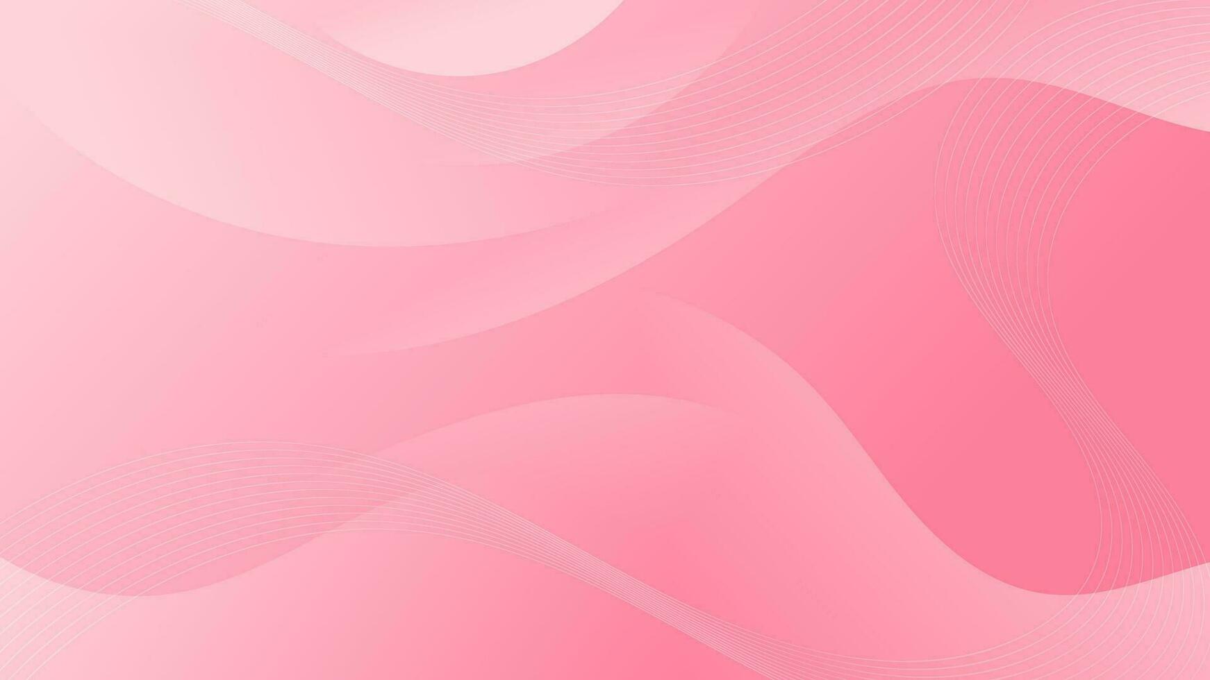 astratto pendenza rosa liquido onda sfondo vettore