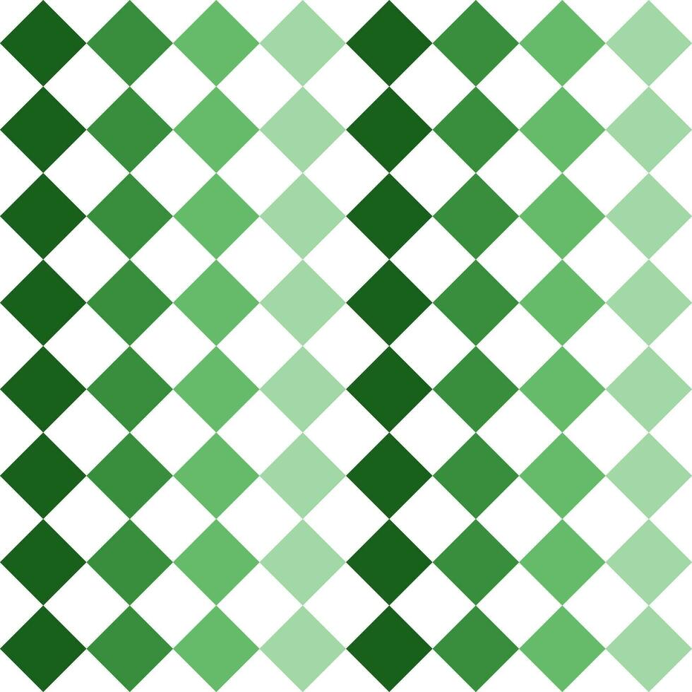 leggero verde checker modello. checker senza soluzione di continuità modello vettore. checker modello. decorativo elementi, pavimento piastrelle, parete piastrelle, bagno piastrelle, nuoto piscina piastrelle. vettore