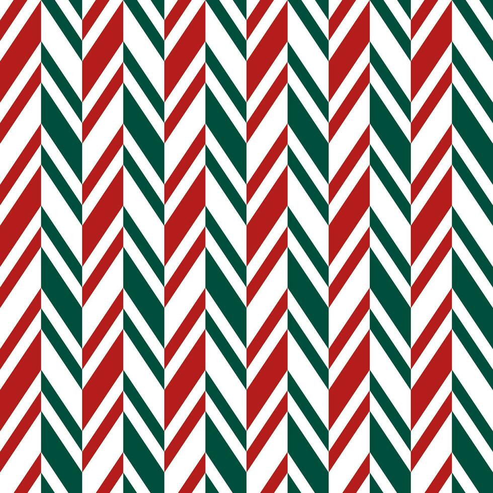 rosso e verde a spina di pesce modello. a spina di pesce vettore modello. senza soluzione di continuità geometrico modello per vestiario, involucro carta, sfondo, sfondo, regalo carta, Natale decorazione.