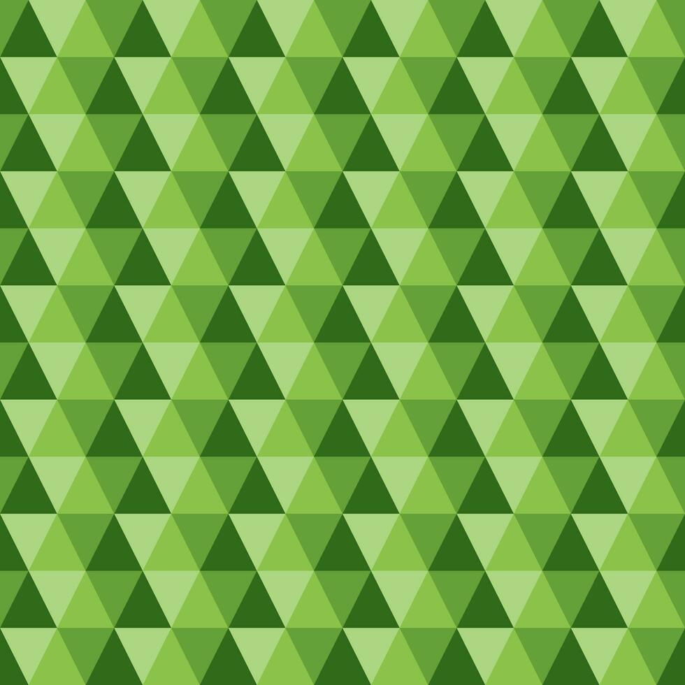 leggero verde ombra triangolo modello sfondo. triangolo modello sfondo. triangolo sfondo. senza soluzione di continuità modello. per sfondo, decorazione, regalo involucro vettore