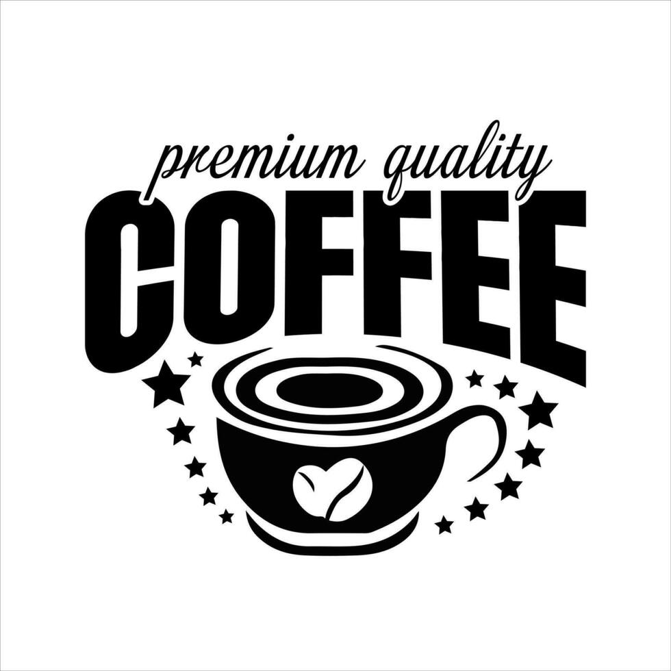 premio qualità caffè, migliore Prodotto vettore modello. alto premio qualità biologico Prodotto.