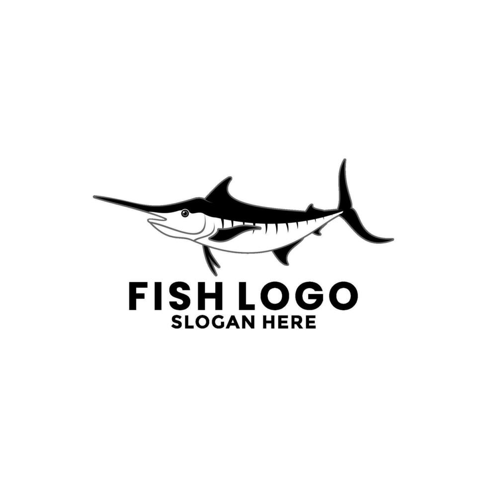 pesce logo vettore, pesca logo, pesce negozio logo design modello vettore