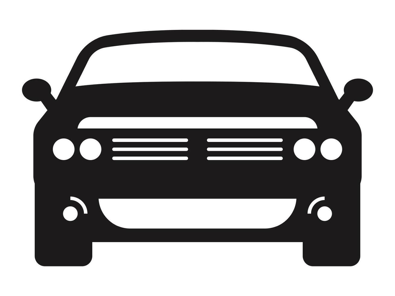 auto o automobile piatto icona per applicazioni o sito web vettore