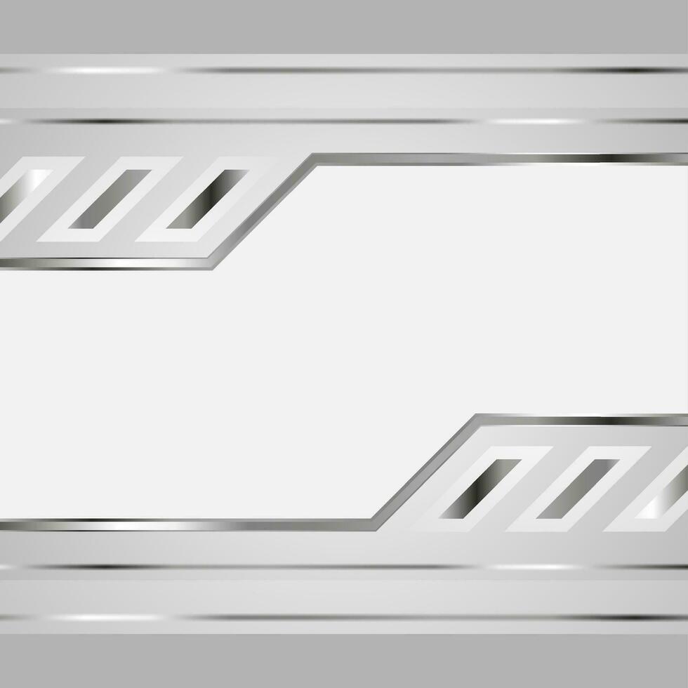 astratto grigio metallico tecnologia sfondo vettore