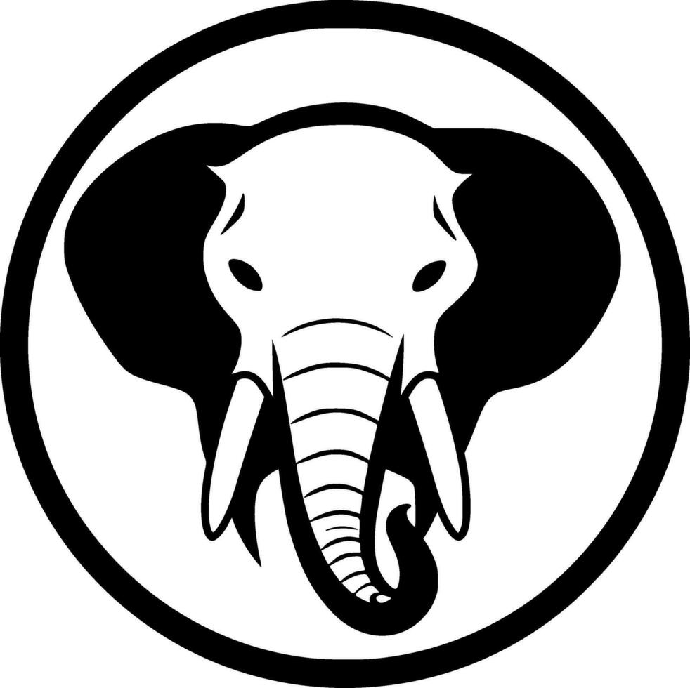 elefante - alto qualità vettore logo - vettore illustrazione ideale per maglietta grafico
