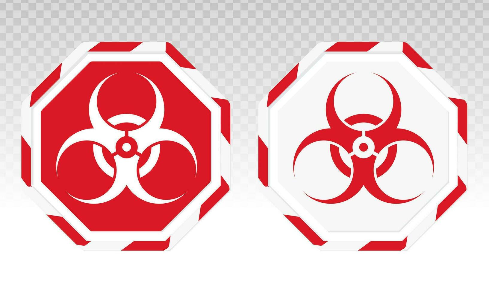rischio biologico o biologico rischio avvertimento cartello o simbolo piatto vettore icona per applicazioni e siti web