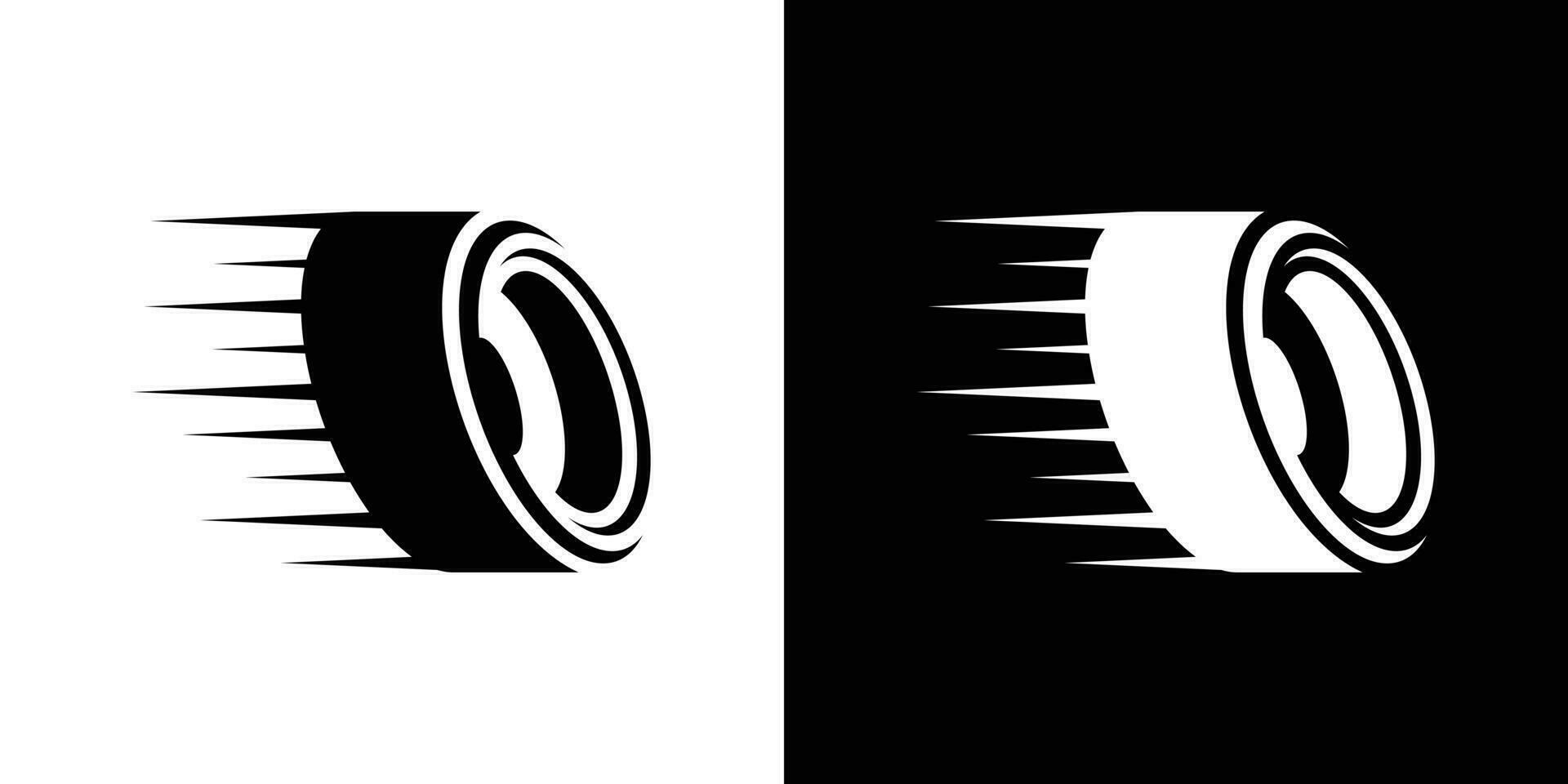 logo design elemento veloce pneumatico icona vettore adatto per pneumatico azienda